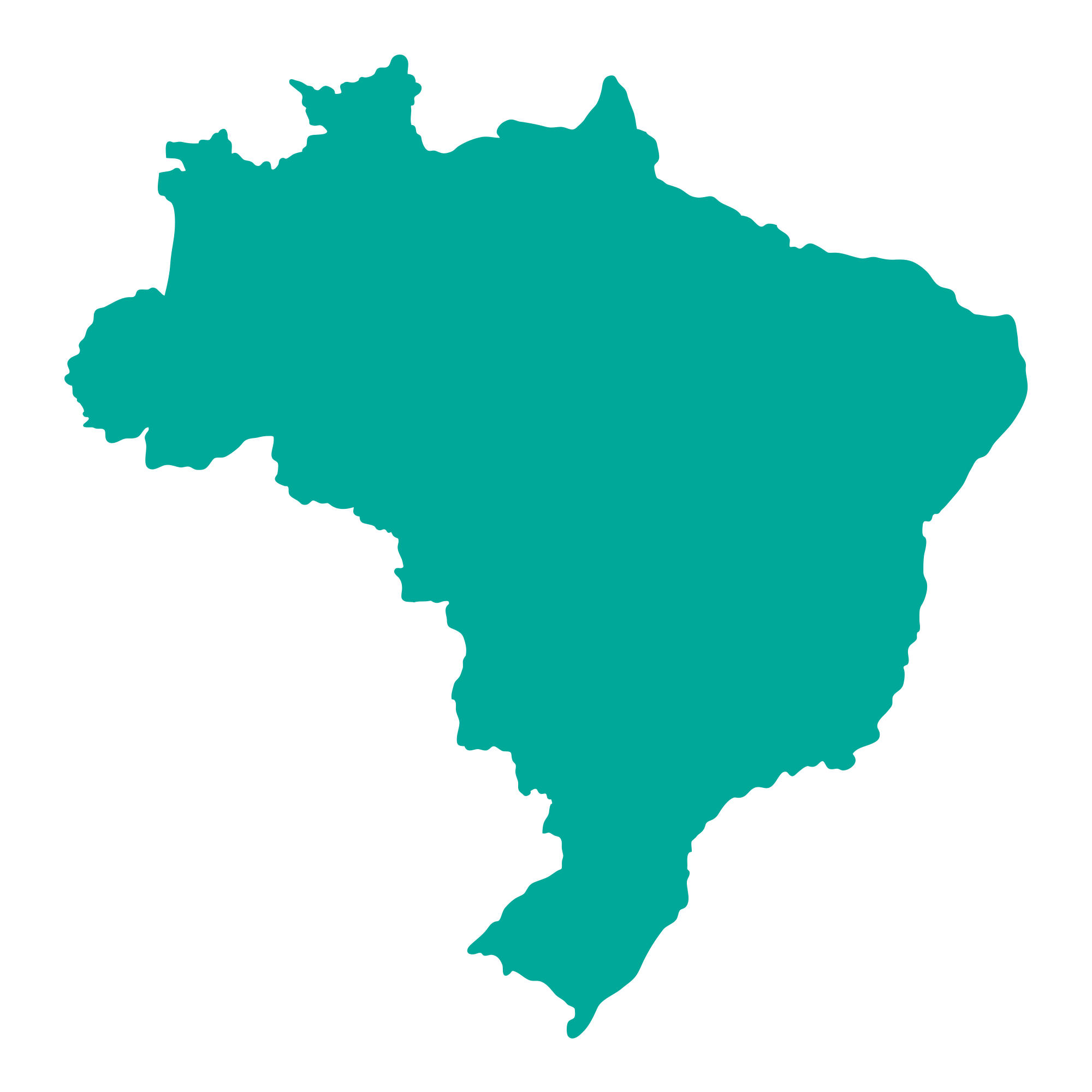 Mapa do Brasil - Cobertura Nacional